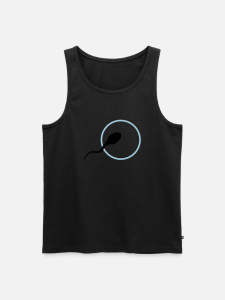 sperm3 - Männer Premium Bio Tank Top - Schwarz
