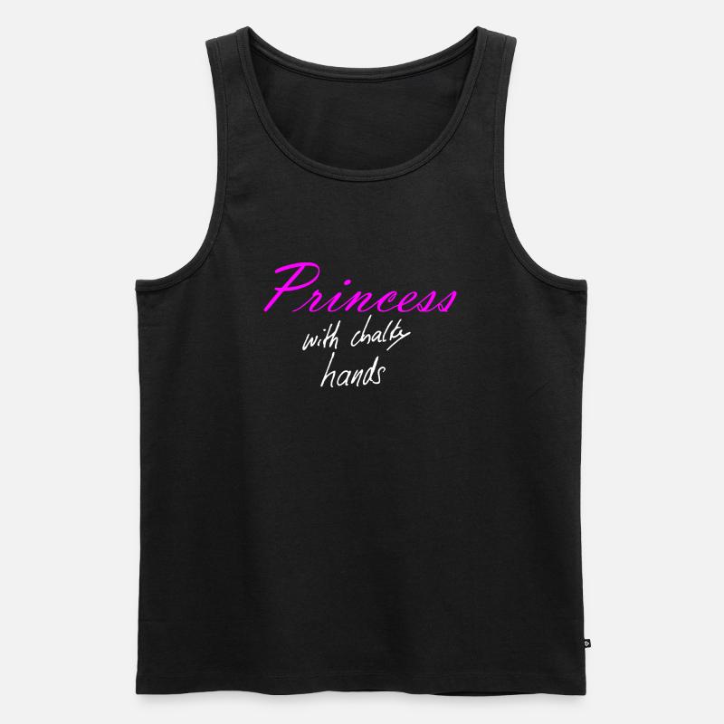 Princess - Männer Premium Bio Tank Top - Schwarz