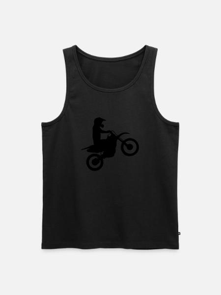motocross - Débardeur bio Premium Homme - noir