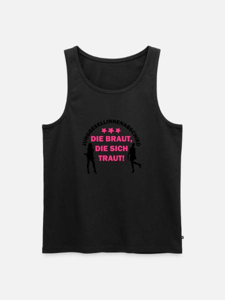 The bride dares! - Men's Premium Organic Tank Top - black