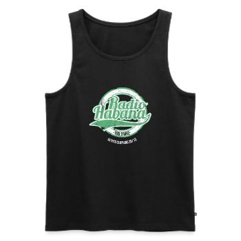 radiohabana1c - Männer Premium Bio Tank Top - Schwarz - Vorne - Michal (187cm)