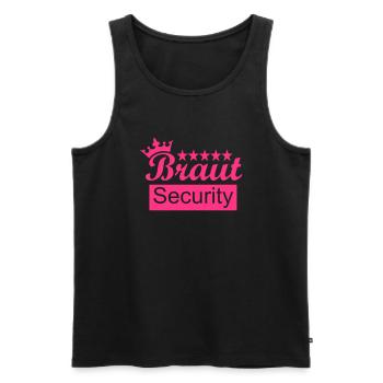 Braut - Männer Premium Bio Tank Top - Schwarz - Vorne - Michal (187cm)