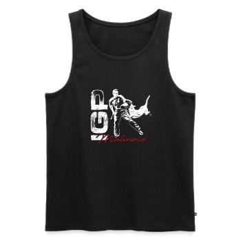 IGP Malinois - Männer Premium Bio Tank Top - Schwarz - Vorne - AI Model Male 178 light (178cm)