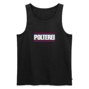 Polterei Spaß Junggesellenabschied - Männer Premium Bio Tank Top - Schwarz - Vorne - Michal (187cm)