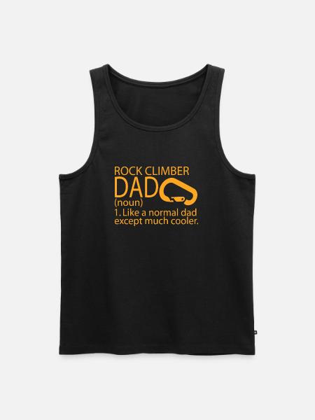 Escalade de bloc - Débardeur bio Premium Homme - noir