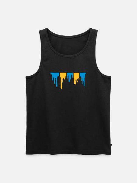 Dripping sticky mucus - Men's Premium Organic Tank Top - black