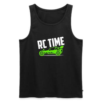 RC Time Model Car Remote Control - Men's Premium Organic Tank Top - black - Front - AI Model Male 178 light (178cm)