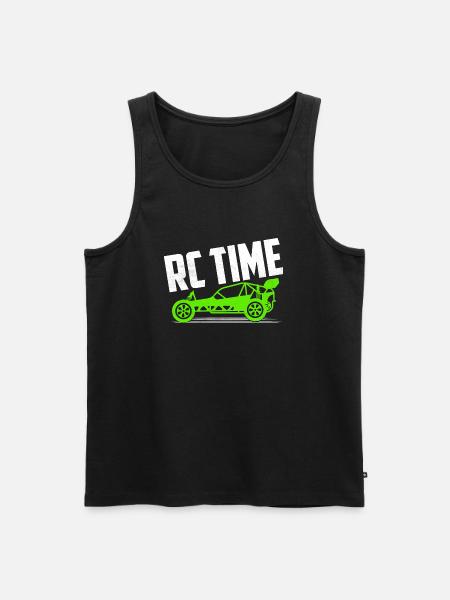 RC Time Model Car Remote Control - Men's Premium Organic Tank Top - black