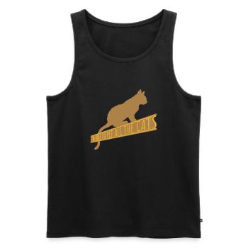 Animaux de compagnie tous les chats - Débardeur bio Premium Homme - noir - Devant - Michal (187cm)