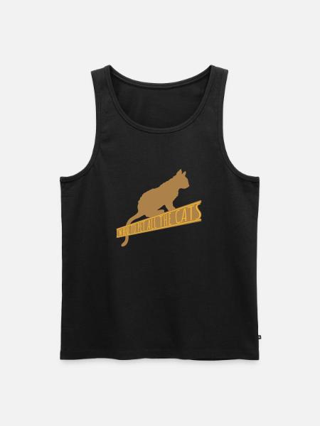 Pet All The Cats - Men's Premium Organic Tank Top - black