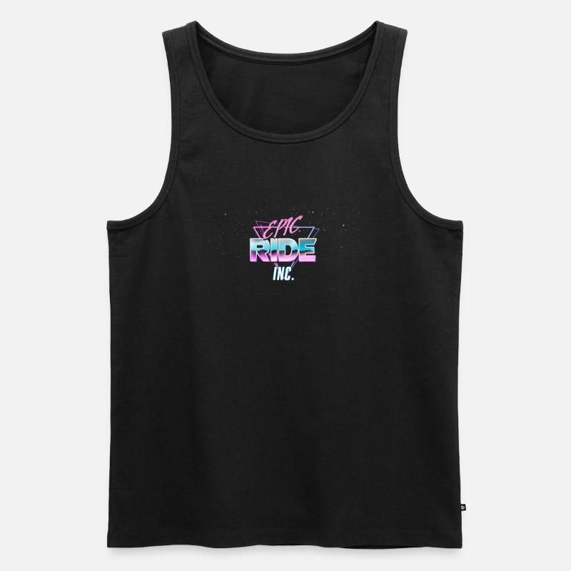 EPIC RIDE INC. - Männer Premium Bio Tank Top - Schwarz