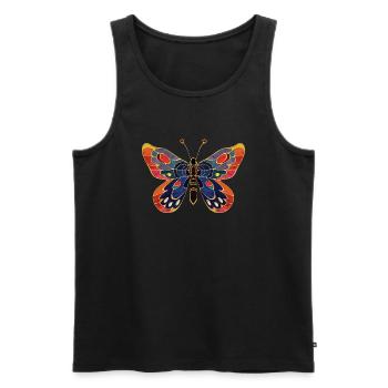 Papillon - Débardeur bio Premium Homme - noir - Devant - Michal (187cm)