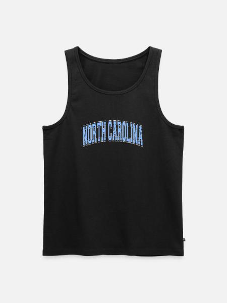 North Carolina - Men's Premium Organic Tank Top - black