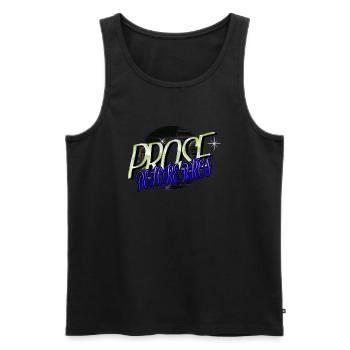 comics present idea better books coffee awesome - Männer Premium Bio Tank Top - Schwarz - Vorne - AI Model Male 178 light (178cm)