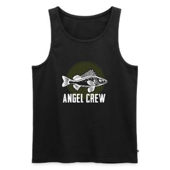 Équipage de pêche Pêche Accessoires Cadeau - Débardeur bio Premium Homme - noir - Devant - Michal (187cm)