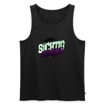 geschenk hund hundeliebhaber witzig lieblingshund - Männer Premium Bio Tank Top - Schwarz - Vorne - Michal (187cm)