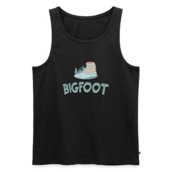 Bigfoot Outdoor - Männer Premium Bio Tank Top - Schwarz - Vorne - Michal (187cm)