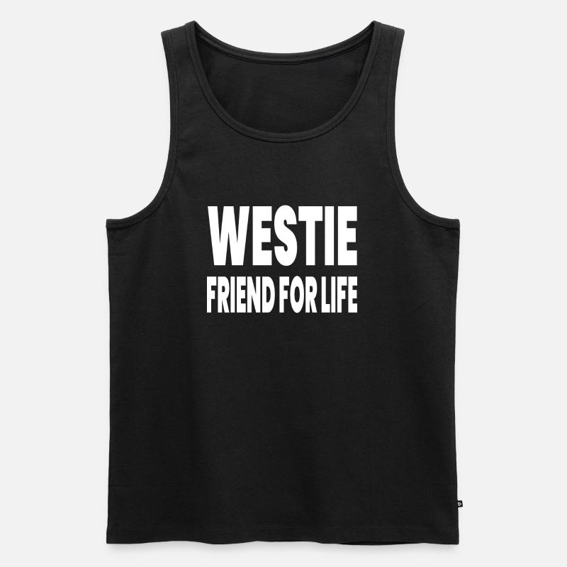 Yorkshire - Männer Premium Bio Tank Top - Schwarz