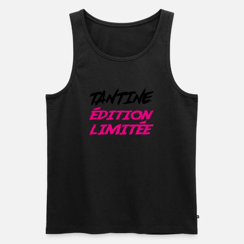 TANTINE édition limitée - Débardeur bio Premium Homme - noir