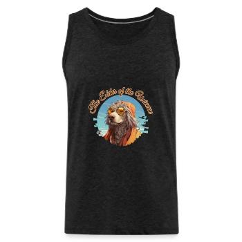 Der Älteste des Universums 2 - Männer Premium Bio Tank Top - Anthrazit - Vorne - Alexander (188cm)