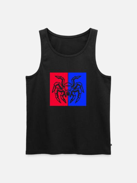 spider spider - Men's Premium Organic Tank Top - black