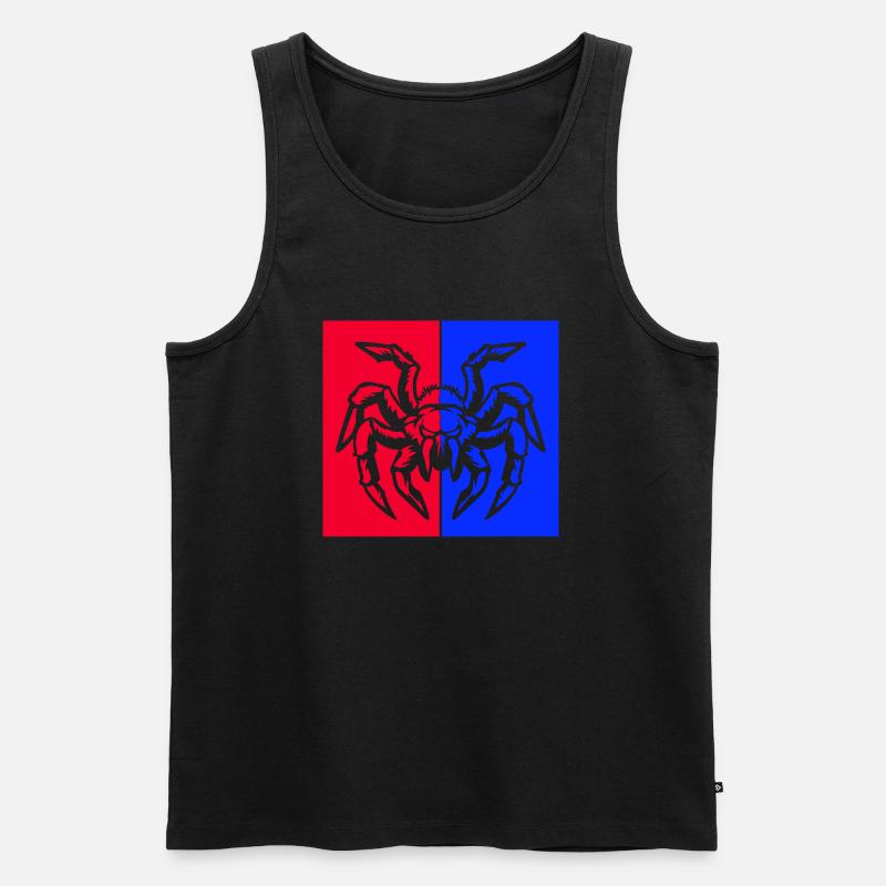 spinne spider - Männer Premium Bio Tank Top - Schwarz
