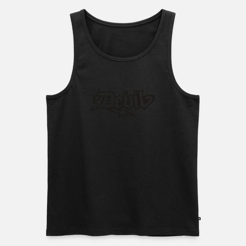 Devil - Männer Premium Bio Tank Top - Schwarz