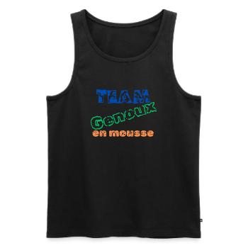 Team Foam Knees - Men's Premium Organic Tank Top - black - Front - Michal (187cm)
