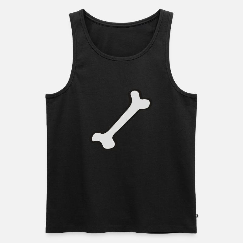 Bone - Bone 2 - Men's Premium Organic Tank Top - black