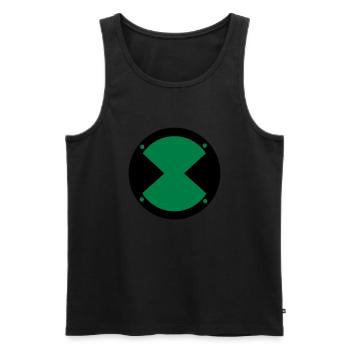 Sehen Ben Ten - Männer Premium Bio Tank Top - Schwarz - Vorne - AI Model Male 178 light (178cm)