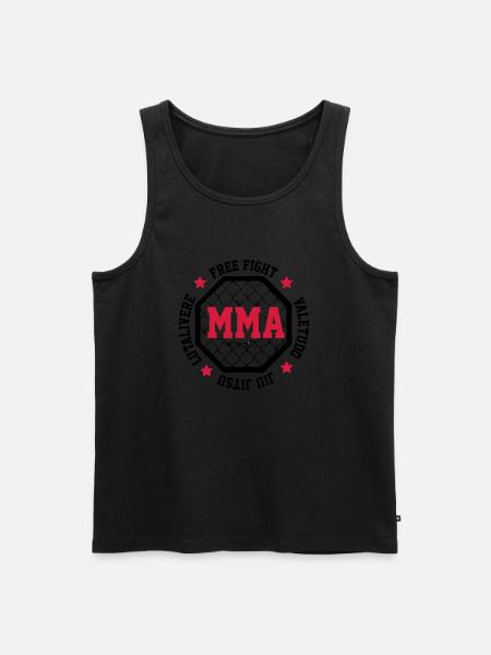 MMA - Männer Premium Bio Tank Top - Schwarz