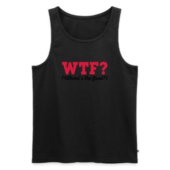 Koch - Men's Premium Organic Tank Top - black - Front - AI Model Male 178 light (178cm)
