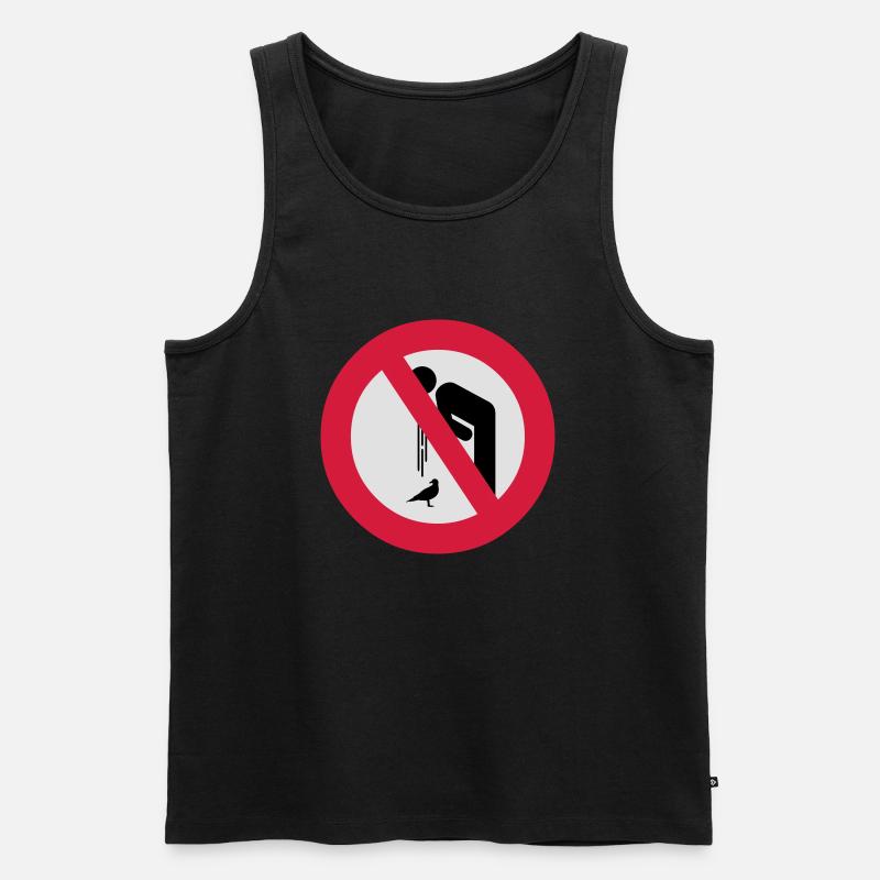 Don't Barf on Birds () - Männer Premium Bio Tank Top - Schwarz