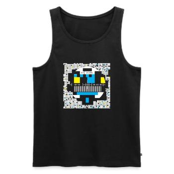 Big Bang 2 - Männer Premium Bio Tank Top - Schwarz - Vorne - AI Model Male 178 light (178cm)