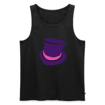 Zylinda - Männer Premium Bio Tank Top - Schwarz - Vorne - Michal (187cm)