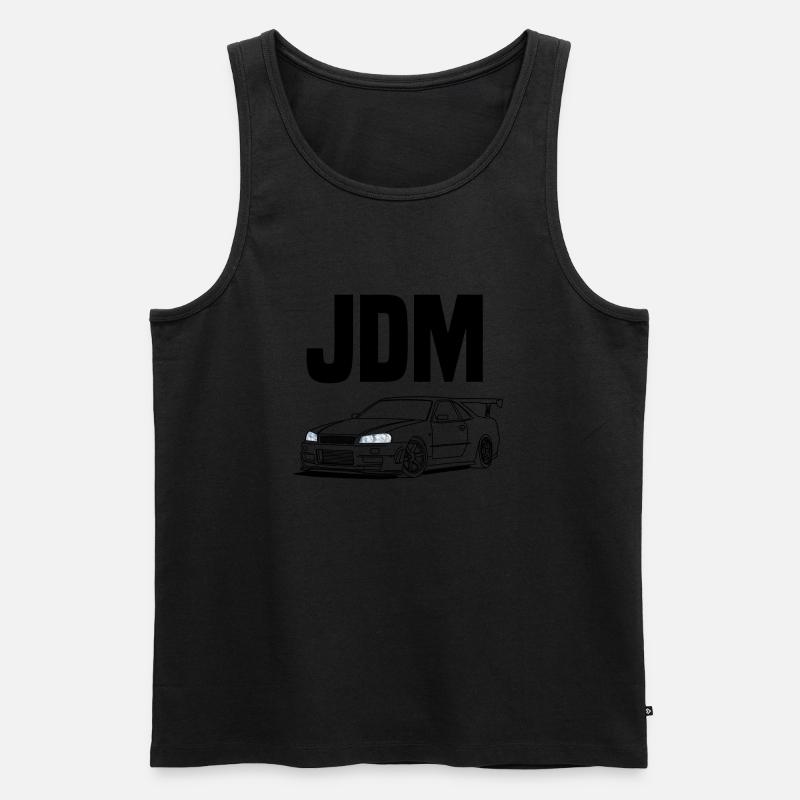 jdm car - Männer Premium Bio Tank Top - Schwarz