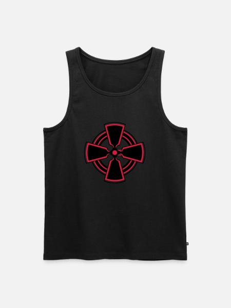 celtic_cross - Men's Premium Organic Tank Top - black