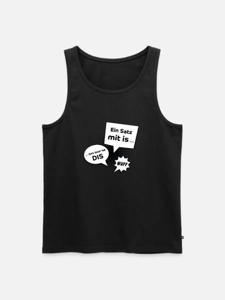 Agility DIS - Männer Premium Bio Tank Top - Schwarz