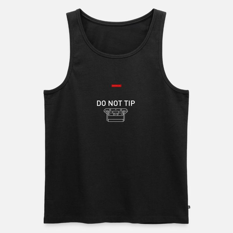 Do not tip - Débardeur bio Premium Homme - noir
