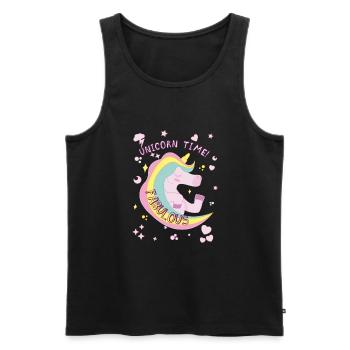 Fabulous - Men's Premium Organic Tank Top - black - Front - Michal (187cm)