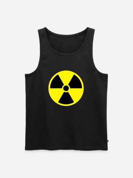 radioactive - Débardeur bio Premium Homme - noir