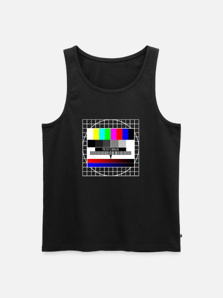 testbild - Men's Premium Organic Tank Top - black