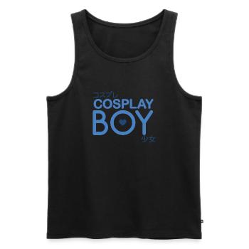 Cosplay Boy Geschenk - Männer Premium Bio Tank Top - Schwarz - Vorne - Michal (187cm)