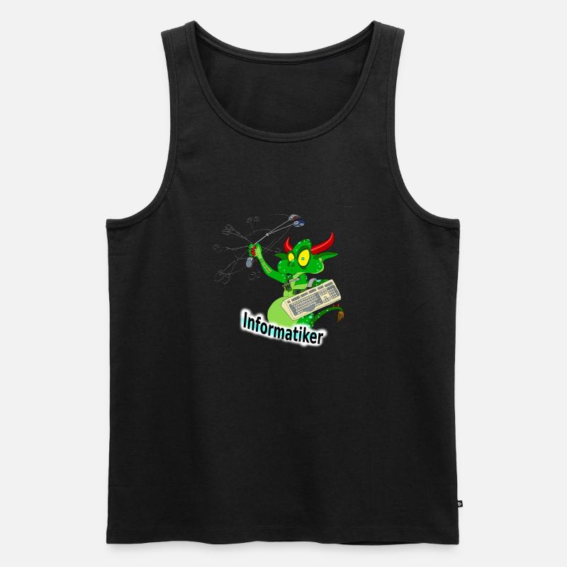 Informatiker - Männer Premium Bio Tank Top - Schwarz