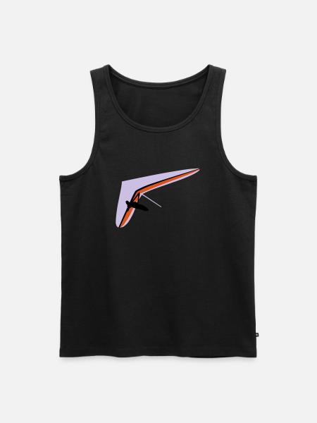 Hängegleiter - Männer Premium Bio Tank Top - Schwarz