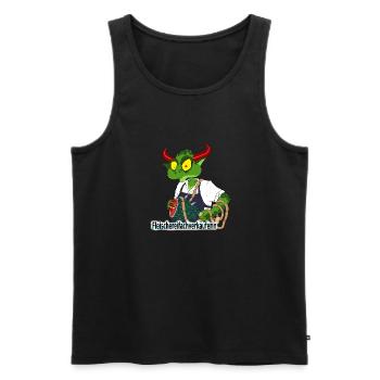 Fleischereifachverkäuferin - Männer Premium Bio Tank Top - Schwarz - Vorne - AI Model Male 178 light (178cm)