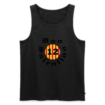Don Salentino12 Rotondo Gothic by Fantomissimo - Männer Premium Bio Tank Top - Schwarz - Vorne - AI Model Male 178 light (178cm)