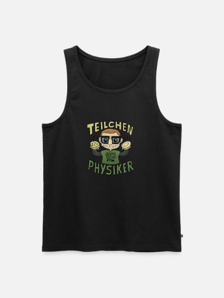 Teilchenphysiker - Männer Premium Bio Tank Top - Schwarz