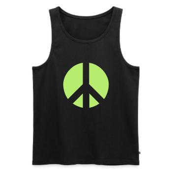 6_sign - Männer Premium Bio Tank Top - Schwarz - Vorne - AI Model Male 178 light (178cm)