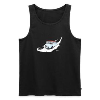 Barkas / B1000 / auto - Männer Premium Bio Tank Top - Schwarz - Vorne - AI Model Male 178 light (178cm)
